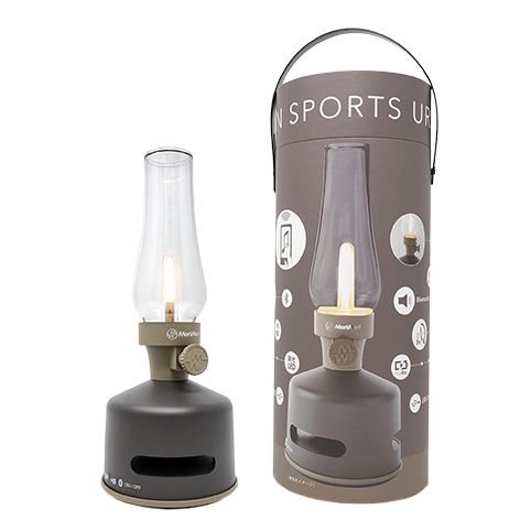 Led lantern speaker brun/urban sports Batterielampe